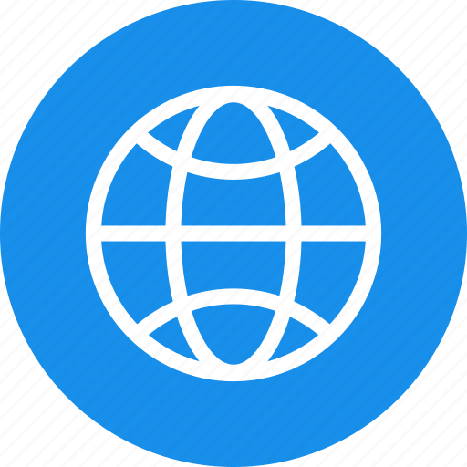 Blue, circle, earth, globe, planet, world icon - Download on Iconfinder
