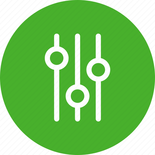 Circle, green, options, preferences, settings icon - Download on Iconfinder