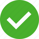 approved, check, checkbox, circle, confirm, green