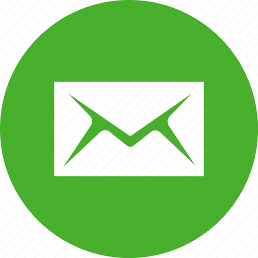 Circle, email, green, letter, mail, message, messages icon - Download on Iconfinder