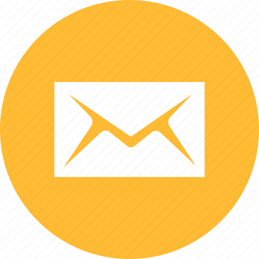 Circle, email, letter, mail, message, messages, yellow icon - Download on Iconfinder
