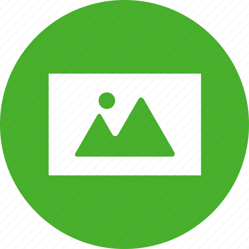 Circle, green, image, landscape, photo, photography icon - Download on Iconfinder