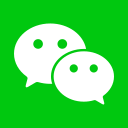 chat, logo, media, network, social, square, wechat