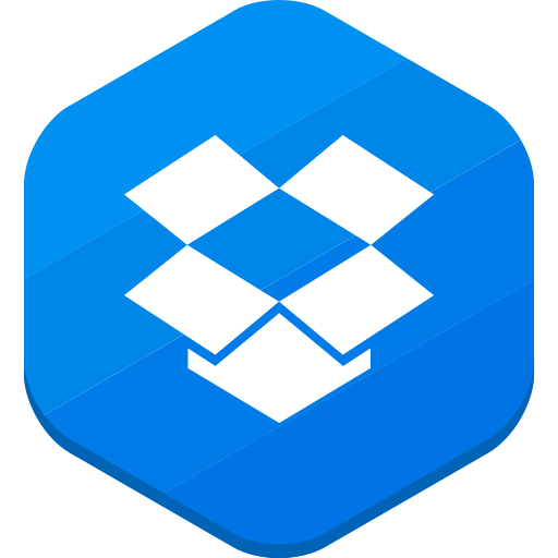 Dropbox, file sharing, social network icon - Free download