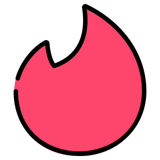 Tinder, match, social media, friends, chat icon - Free download