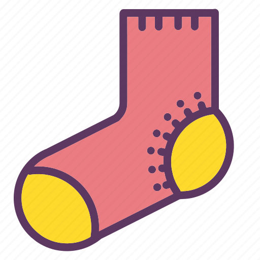 Accessories, clothing, feet, foot, shoe, sock, socks icon - Download on Iconfinder