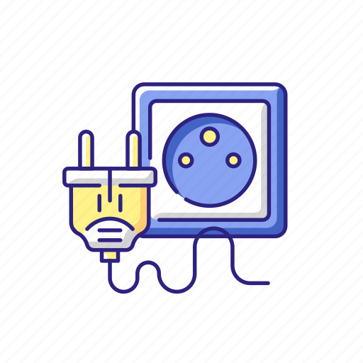 Socket device, plug, outlet, connection icon - Download on Iconfinder