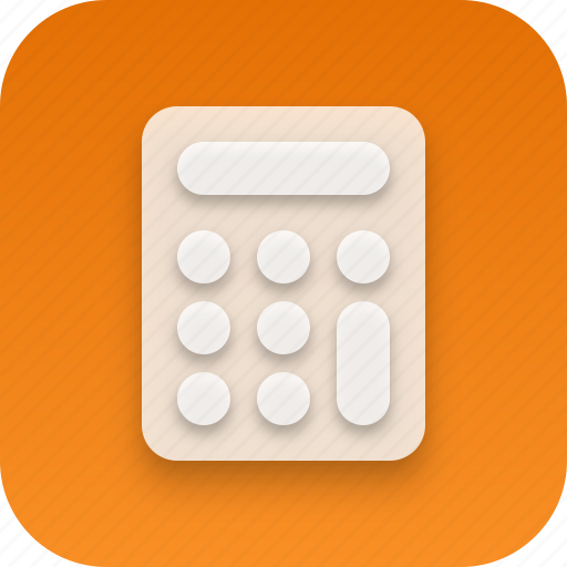 Calculator, accounting, softglass, softtouch icon - Download on Iconfinder