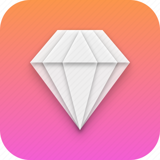Crystal, gem, softglass, softtouch icon - Download on Iconfinder