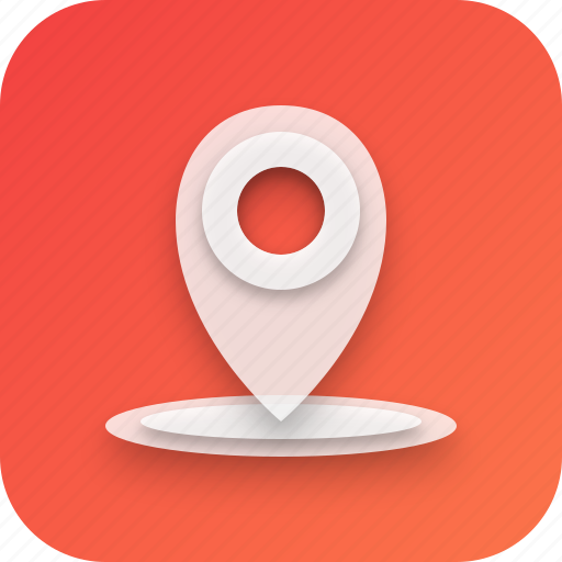 Geo, location, softglass, softtouch icon - Download on Iconfinder