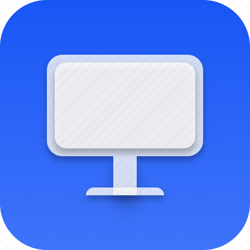 Tv, display, softglass, softtouch icon - Download on Iconfinder