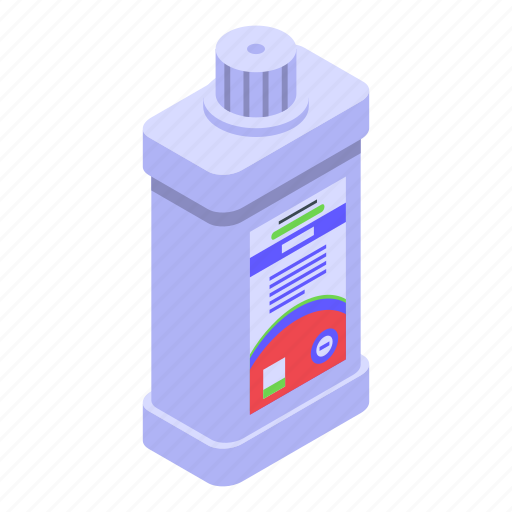 Softener, bleach, isometric icon - Download on Iconfinder