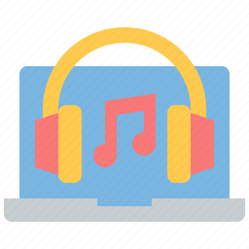 Music, player, song, monitor, software, computer, device icon - Download on Iconfinder