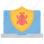 antivirus, defense, virus, browser, shield, protection, software 