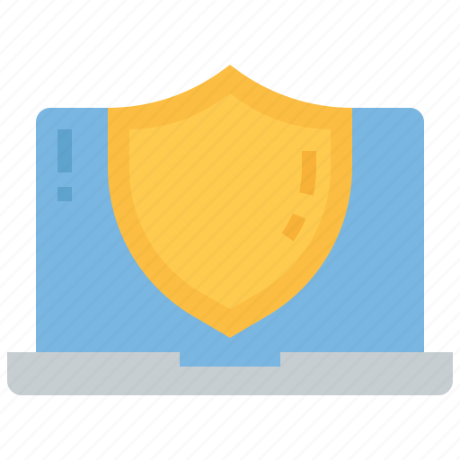 Protection, defense, shield, virus, security, software, laptop icon - Download on Iconfinder