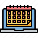 calendar, date, schedule, event, software, computer, laptop