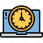 clock, time, date, software, computer, laptop, application 