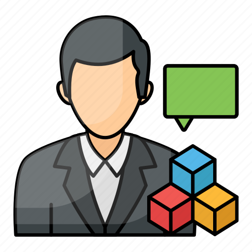 Businessman, male, owner, man, programmer, head, boss icon - Download on Iconfinder