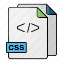 css file, coding, code writing, multiple files, external css