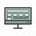 computer, display, imac, image, layout, monitor, screen 