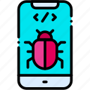 bug, smartphone, testing, seo, and, web, insect, technology