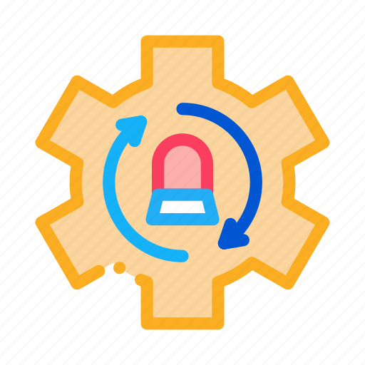 Analysis, code, mistake, process, signalization, test, working icon - Download on Iconfinder