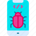 bug, smartphone, testing, seo, and, web, insect, technology