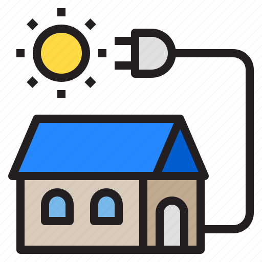Building, home, house, power, solar icon - Download on Iconfinder