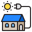 building, home, house, power, solar 
