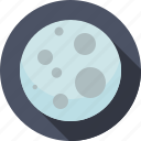 moon, planet, solar system, space