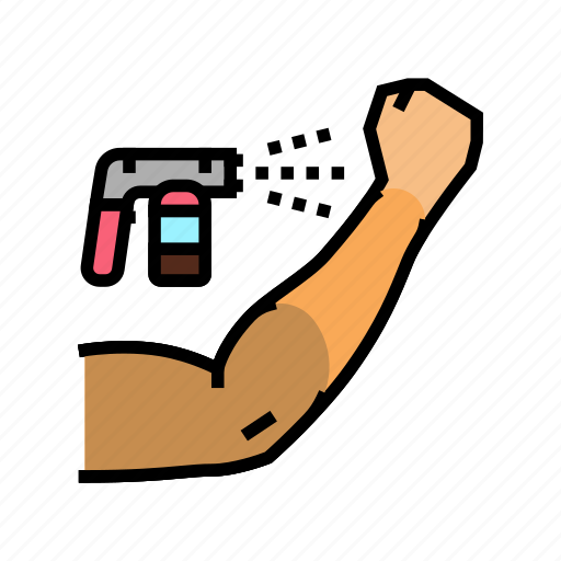 Hand, tan, paint, solarium, salon, tanning icon - Download on Iconfinder