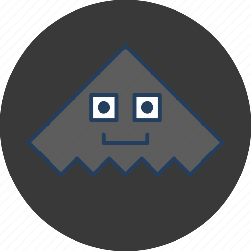 Cute, fun, gray, grey, happy, metal, monster icon - Download on Iconfinder