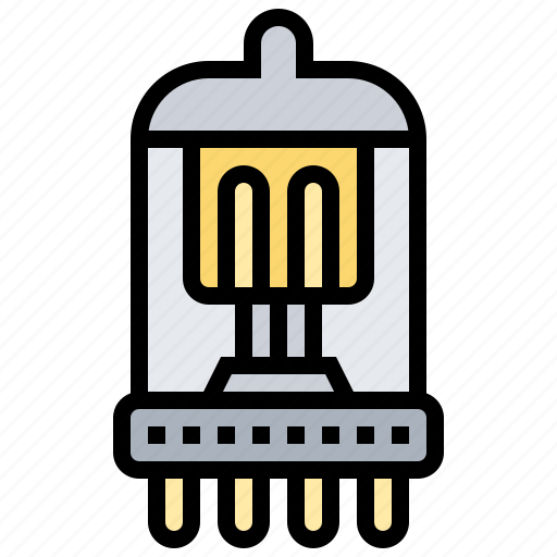 Acorn, electrode, frequency, sound, tube icon - Download on Iconfinder