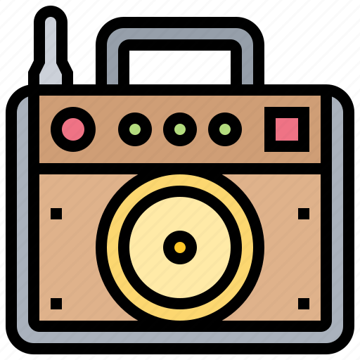 Acoustic, amplifier, audio, electric, instrument icon - Download on Iconfinder