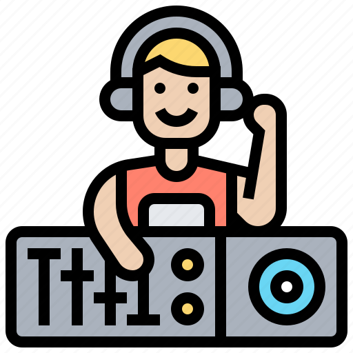 Dj, headphone, music, remix, song icon - Download on Iconfinder