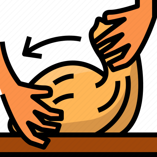 Bread, dough, hand, stratch icon - Download on Iconfinder