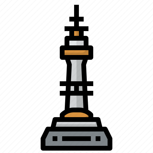 South, korea, seoul, tower, landmark, architecture, city icon - Download on Iconfinder