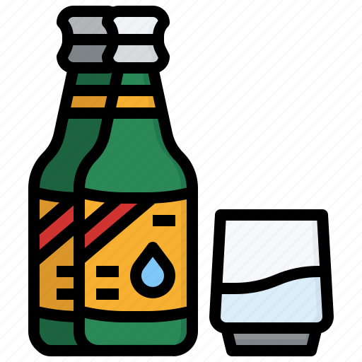 South, korea, soju, alcohol, drink, alcoholic, beverages icon - Download on Iconfinder