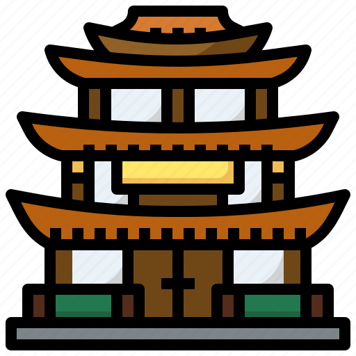 South, korea, temple, landmark, architecture, city, building icon - Download on Iconfinder