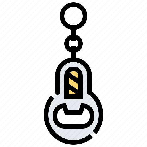 Bottle, chain, key, opener, souvenir icon - Download on Iconfinder