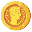 ancient coin, denarius coin, gold coin, currency, money 