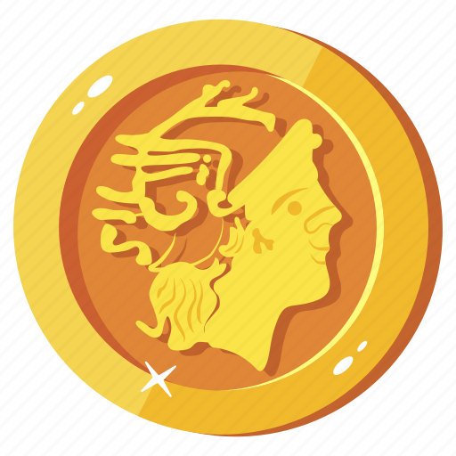 Sestertius coin, gold coin, ancient coin, currency, money icon - Download on Iconfinder