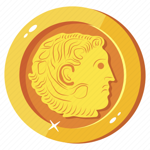 Gold coin, tetradrachm, tetradrachm coin, currency, money icon - Download on Iconfinder