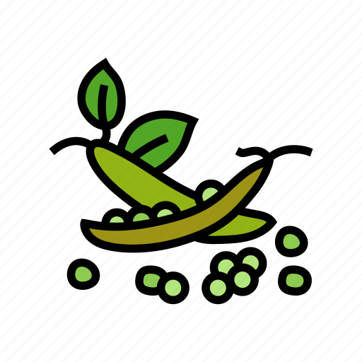 Peas, pod, seed, grain, soy, bean icon - Download on Iconfinder