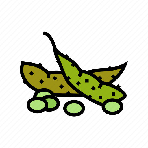 Soy, plant, bean, food, pea, green icon - Download on Iconfinder