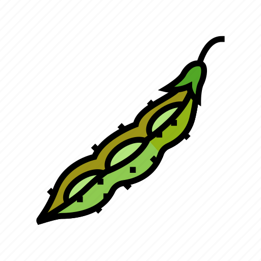 Soy, pod, green, bean, food, pea icon - Download on Iconfinder