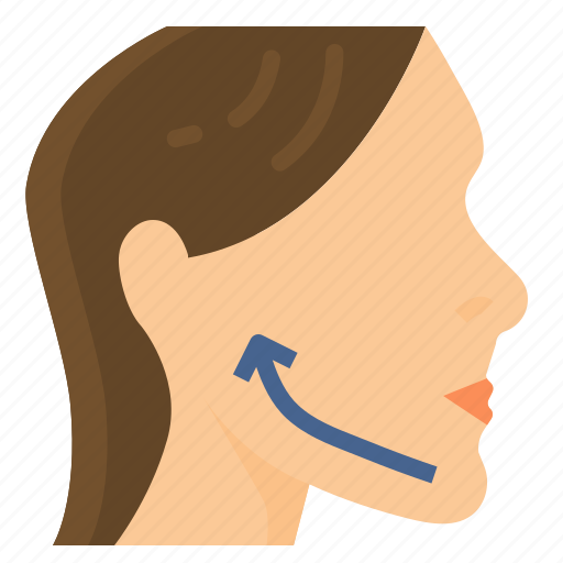 Beauty, botox, exercise, face, jawline icon - Download on Iconfinder