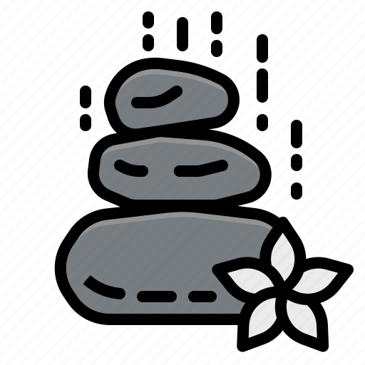 Hot, relax, rock, spa, stone icon - Download on Iconfinder