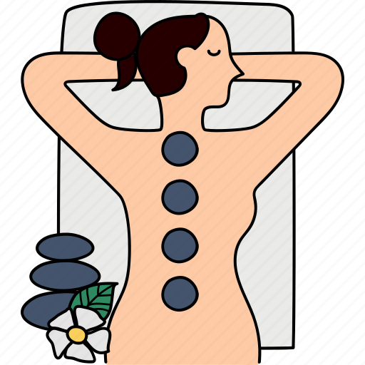 Hot Massage Stone Relaxing Spa Icon Download On Iconfinder