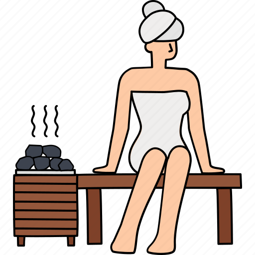 Sauna, bath, steam, relaxing, relax, spa icon - Download on Iconfinder